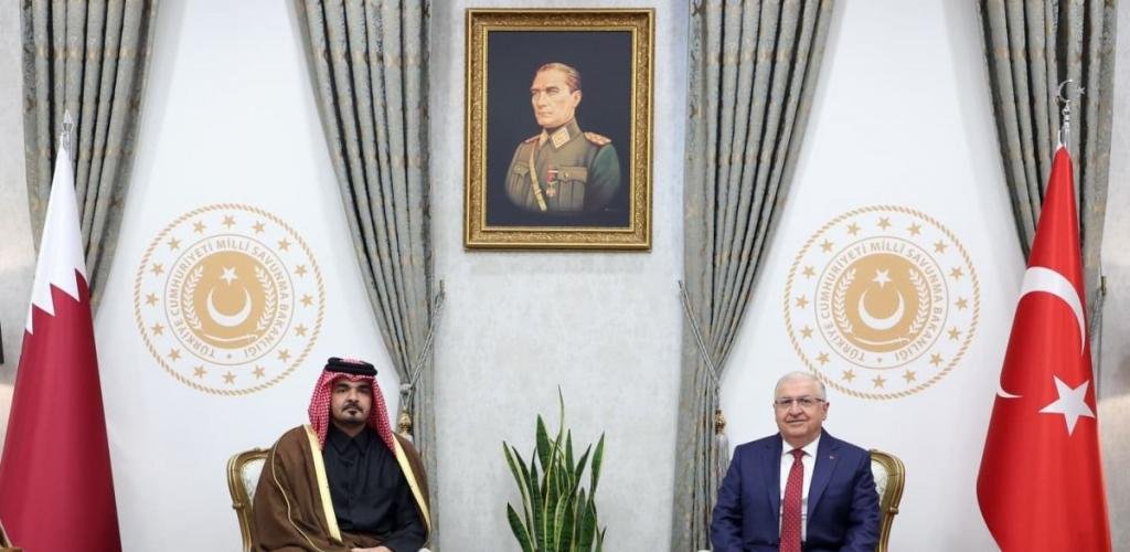 أخبار قطر |  الشيخ جوعان بن حمد يقدم التعازي لوزير الدفاع التركي | عيون الجزيرة قطر