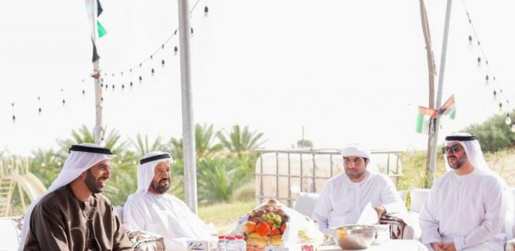 الامارات الان | محمد بن سعود يزور حمد النعيمي بمنطقة السوان | عيون الجزيرة الامارات
