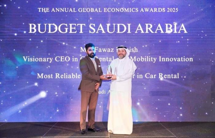 شركة بدجت لتأجير السيارات تحقّق إنجازاً عالمياً في دبي وتحصد جائزتين مرموقتين في Global Economics Awards
