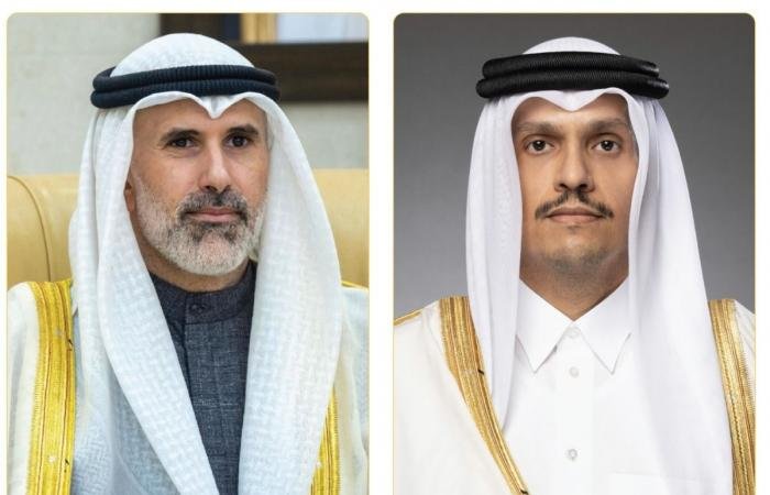 أخبار قطر | رئيس الوزراء وزير الخارجية يبارك للشيخ جراح جابر الصباح تعيينه وزيراً لخارجية الكويت  | عيون الجزيرة قطر