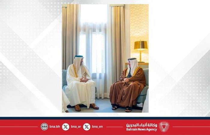 أخبار البحرين | سمو ولي العهد رئيس مجلس الوزراء يستقبل سفير دولة قطر لدى مملكة البحرين بمناسبة تعيينه سفيرًا لبلاده لدى المملكة | عيون الجزيرة