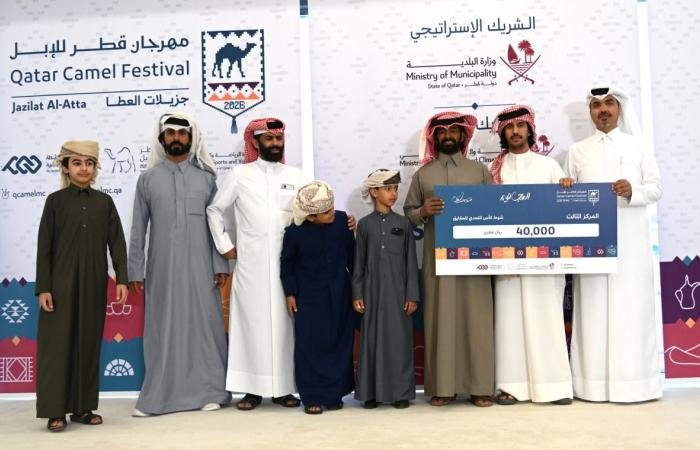 الرياضة في قطر | مهرجان قطر للإبل.. الملاك يتقاسمون أشواط الحقايق المجاهيم | عيون الجزيرة الاخبارية