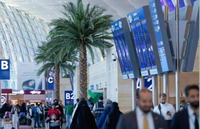 5.45 مليون مسافر عبر مطار الملك عبدالعزيز خلال شهر يناير
