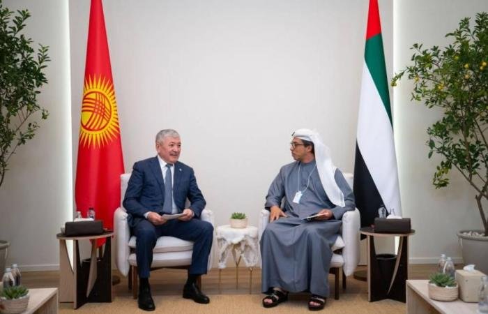 الامارات الان | منصور بن زايد يبحث آفاق التعاون مع رئيس مجلس وزراء قيرغيزستان | عيون الجزيرة الامارات