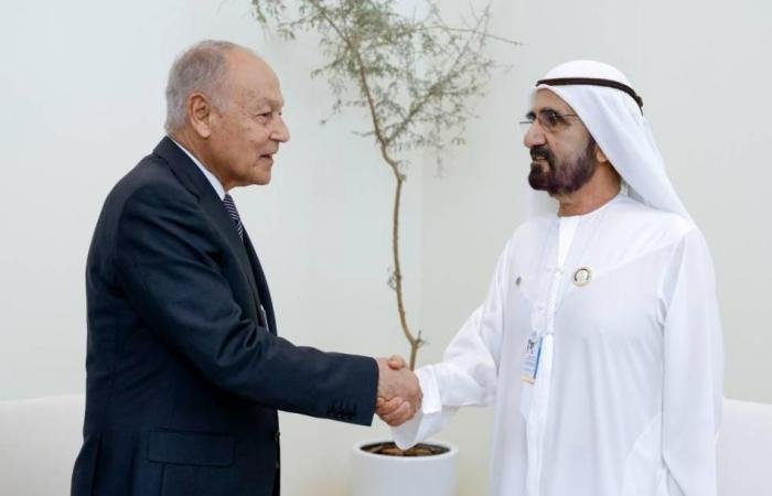 الامارات الان | محمد بن راشد يبحث مع أبو الغيط تعزيز العمل العربي المشترك | عيون الجزيرة الامارات