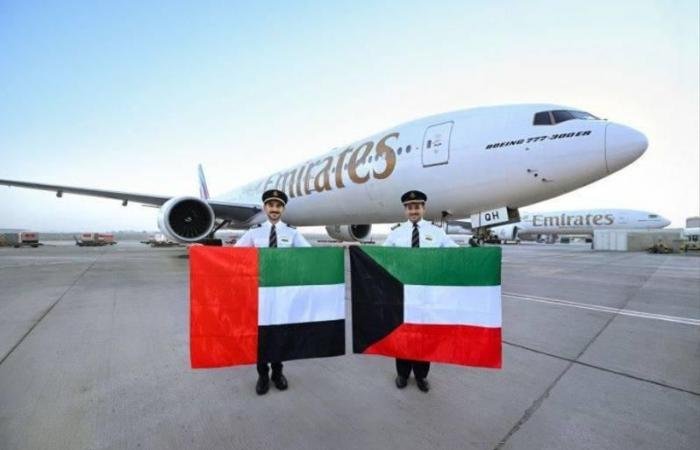 الامارات الان | طيران الإمارات يحتفل بالعلاقات الإماراتية الكويتية | عيون الجزيرة الامارات