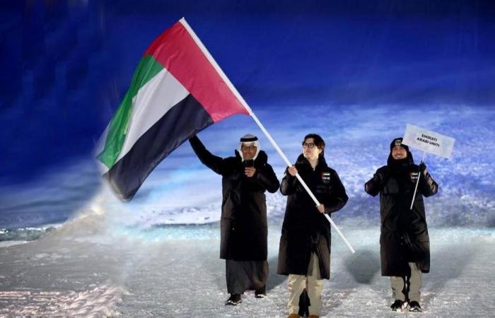 الرياضة الان | علم الإمارات يزيّن حفل افتتاح الأولمبياد الشتوي | عيون الجزيرة الرياضي