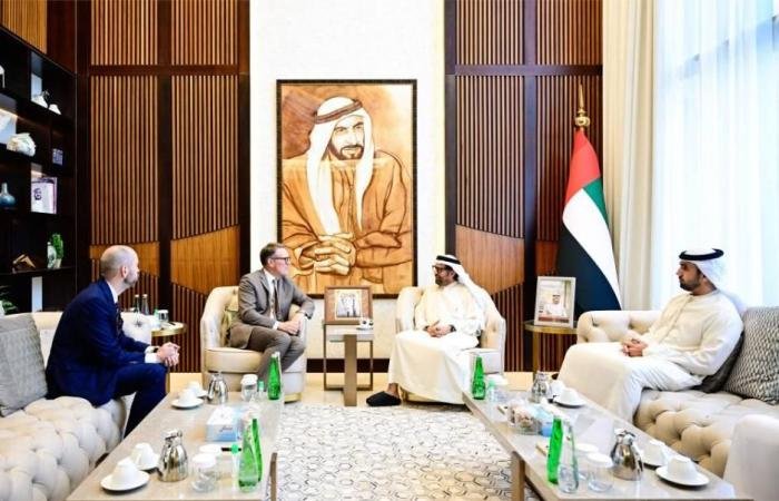 الامارات الان | علي النعيمي وسفير السويد يناقشان التعاون الثنائي | عيون الجزيرة الامارات