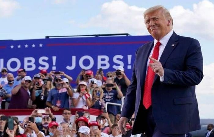 أول تعليق من ترامب على تقرير الوظائف الأمريكية