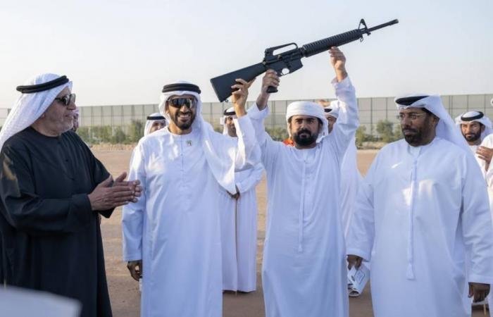 الرياضة الان | نهيان بن زايد يتوج الفائزين بالبطولة السنوية الـ 14 للرماية | عيون الجزيرة الرياضي