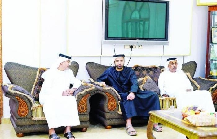 الامارات الان | محمد بن سعود يعزي في وفاة مريم أبو ليلة | عيون الجزيرة الامارات