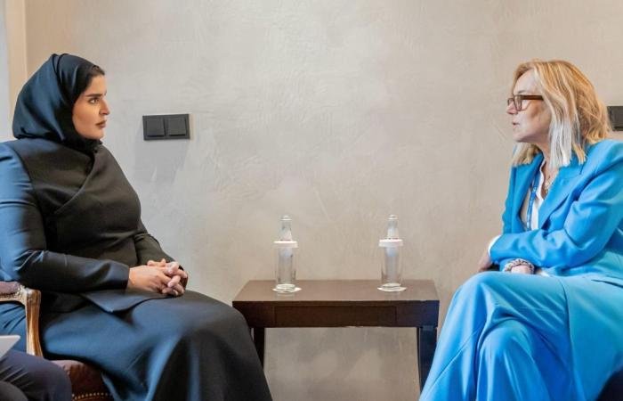 أخبار قطر |  وزير الدولة للتعاون الدولي تجتمع مع عضو المجلس التنفيذي في مجلس السلام بقطاع غزة | عيون الجزيرة قطر