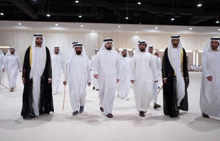 الامارات الان | أحمد بن محمد يحضر أفراح الغفلي والشامسي والكتبي | عيون الجزيرة الامارات