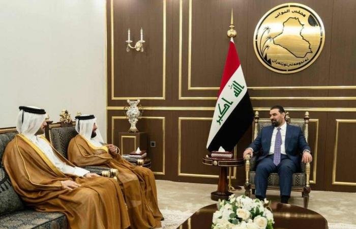أخبار قطر |  رئيس مجلس النواب العراقي يجتمع مع سفير دولة قطر | عيون الجزيرة قطر