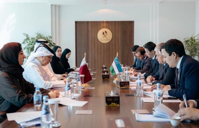 أخبار قطر |  جولة مشاورات سياسية بين دولة قطر وجمهورية أوزبكستان | عيون الجزيرة قطر