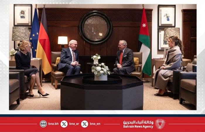 العاهل الأردني والرئيس الألماني يبحثان تعزيز التعاون ومستجدات المنطقة | عيون الجزيرة