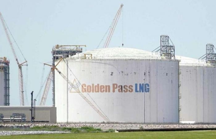 جولدن باس يقترب من إنتاج أول شحنة غاز طبيعي مسال في تكساس