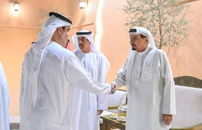 الامارات الان | النعيمي يستقبل وفد شرطة عجمان الحاصل على جوائز محلية ودولية | عيون الجزيرة الامارات