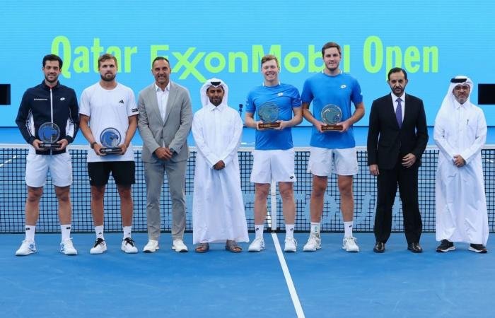 الرياضة في قطر | قطر إكسون موبيل المفتوحة للتنس.. البريطاني باتن والهنغاري هيليوفارا يتوجان بلقب الزوجي | عيون الجزيرة الاخبارية