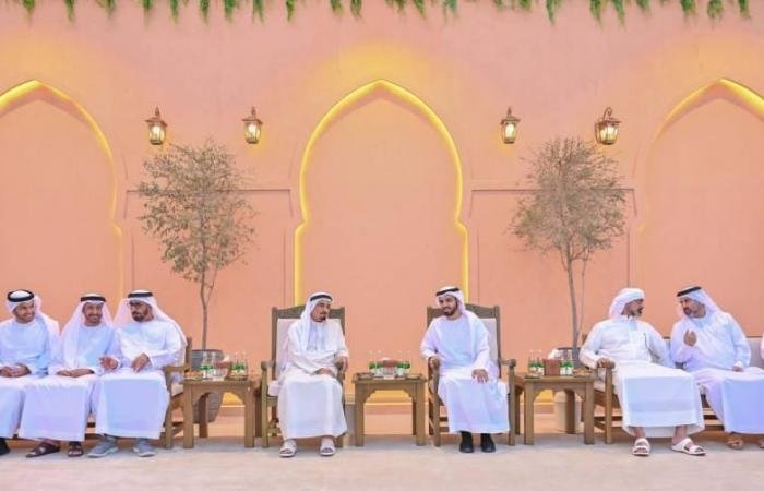 الامارات الان | الحكام يواصلون استقبال المهنئين بشهر رمضان المبارك | عيون الجزيرة الامارات