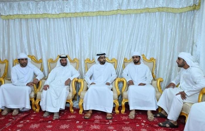 الامارات الان | خالد بن سعود يعزي في وفاة حمد الكتبي | عيون الجزيرة الامارات