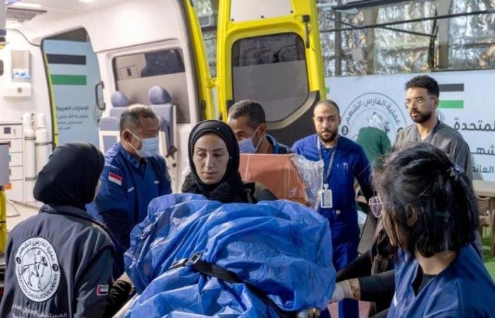 الامارات الان | المستشفى العائم يستقبل 7 حالات مرضية قادمة من قطاع غزة | عيون الجزيرة الامارات