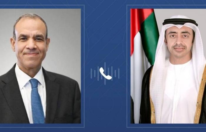 الامارات الان | عبدالله بن زايد ووزير الخارجية المصري يبحثان الأوضاع الإقليمية وتنفيذ استحقاقات خطة ترامب | عيون الجزيرة الامارات