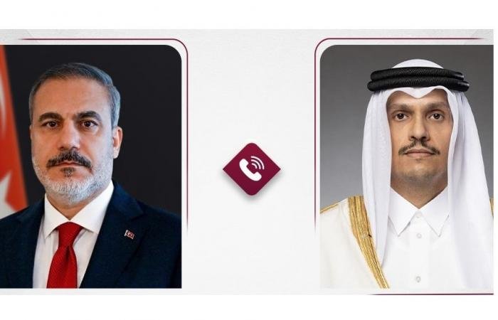 أخبار قطر | رئيس الوزراء وزير الخارجية يتلقى اتصالا هاتفيا من وزير الخارجية التركي | عيون الجزيرة قطر