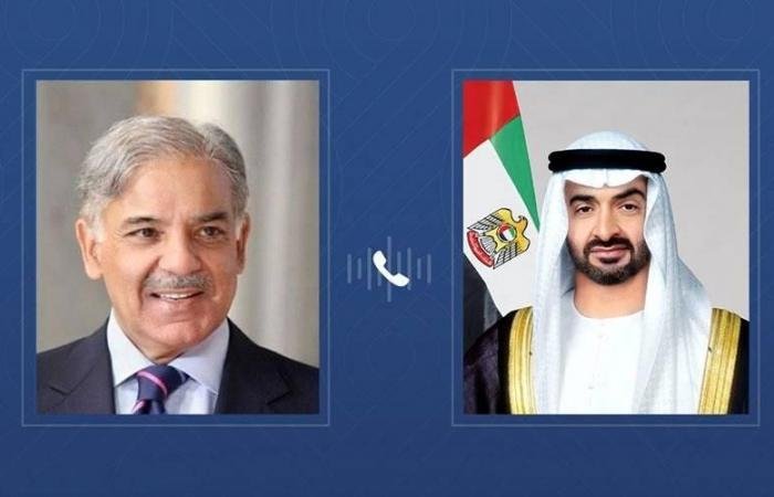 الامارات الان | محمد بن زايد يبحث مع رئيس وزراء باكستان الاعتداءات الإيرانية السافرة | عيون الجزيرة الامارات