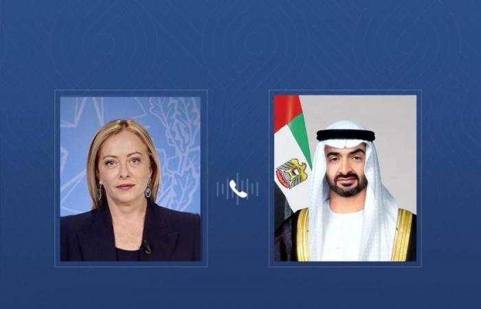 الامارات الان | محمد بن زايد ورئيسة وزراء إيطاليا يبحثان التطورات في المنطقة | عيون الجزيرة الامارات
