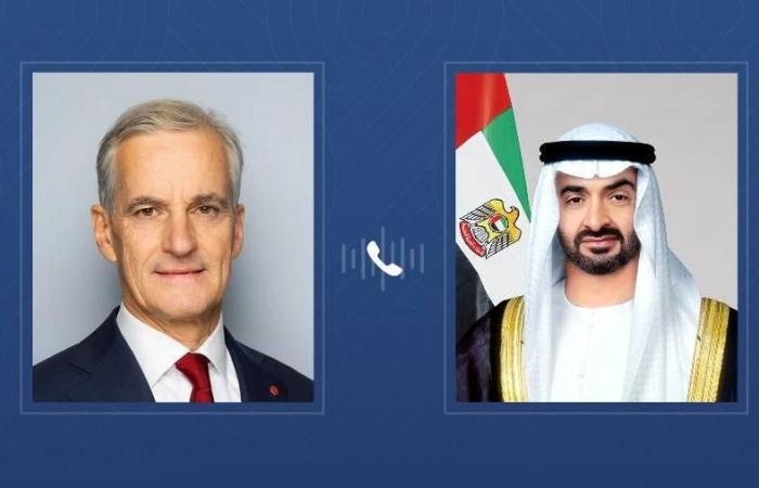 الامارات الان | محمد بن زايد ورئيس وزراء النرويج يبحثان تداعيات التطورات الإقليمية | عيون الجزيرة الامارات