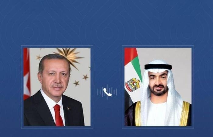 الامارات الان | محمد بن زايد والرئيس التركي يبحثان تطورات المنطقة وتداعياتها على أمنها واستقرارها | عيون الجزيرة الامارات