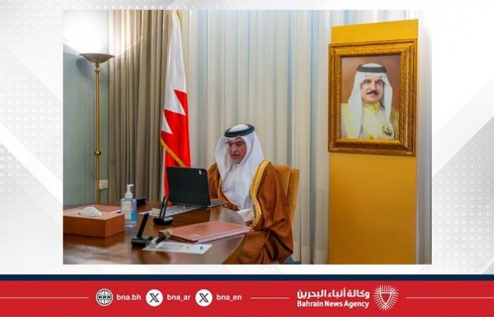 أخبار البحرين | سمو ولي العهد رئيس مجلس الوزراء يترأس الاجتماع الاعتيادي الأسبوعي لمجلس الوزراء | عيون الجزيرة