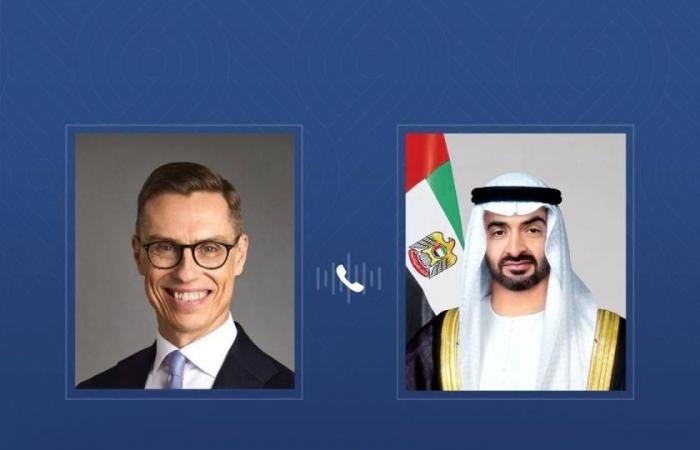 الامارات الان | محمد بن زايد ورئيس فنلندا يبحثان هاتفياً التداعيات الخطرة للتصعيد في المنطقة | عيون الجزيرة الامارات