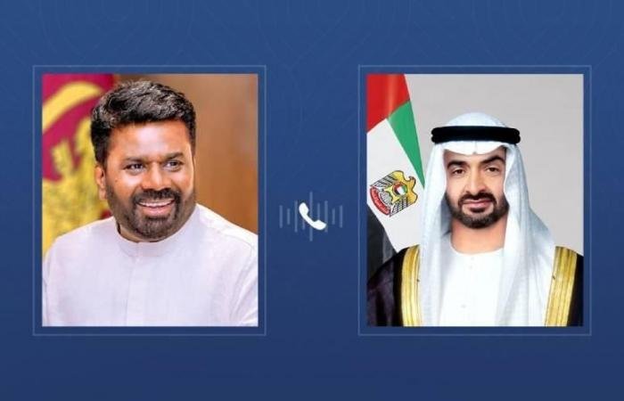 الامارات الان | محمد بن زايد يبحث هاتفياً مع رئيس سريلانكا الاعتداءات الإيرانية السافرة على الإمارات | عيون الجزيرة الامارات
