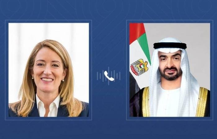 الامارات الان | خلال اتصال هاتفي مع محمد بن زايد.. رئيسة البرلمان الأوروبي تدين الاعتداءات الإيرانية السافرة | عيون الجزيرة الامارات