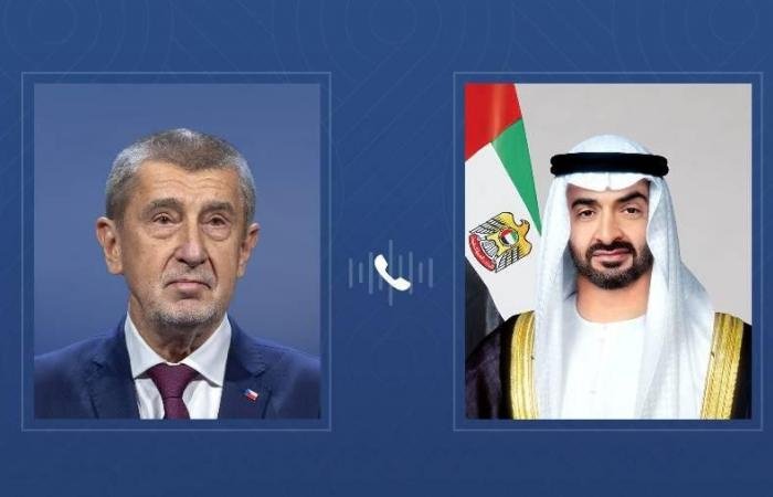 الامارات الان | محمد بن زايد ورئيس وزراء التشيك يبحثان هاتفياً الاعتداءات الإيرانية السافرة | عيون الجزيرة الامارات