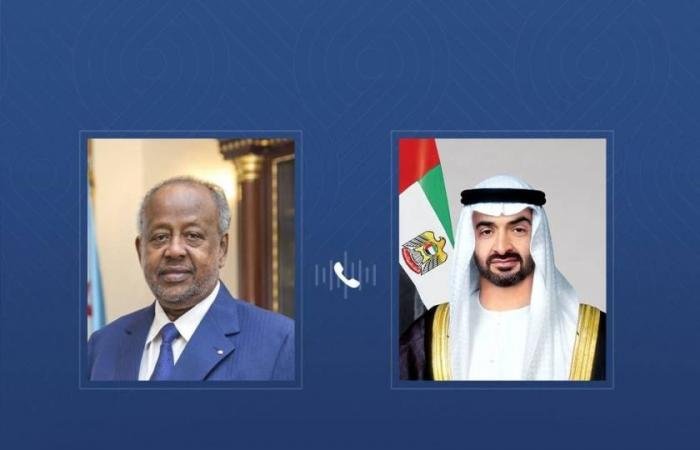الامارات الان | محمد بن زايد ورئيس جيبوتي يبحثان التطورات العسكرية الخطرة في المنطقة | عيون الجزيرة الامارات
