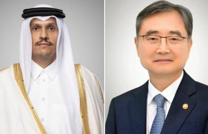 أخبار قطر |  رئيس مجلس الوزراء وزير الخارجية يتلقى اتصالا هاتفيا من وزير خارجية كوريا | عيون الجزيرة قطر