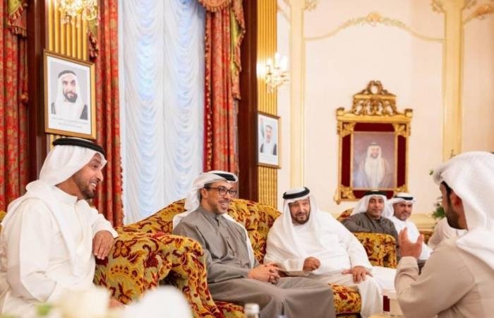 الامارات الان | منصور بن زايد يحضر مأدبة إفطار أقامها محمد بن بطي آل حامد | عيون الجزيرة الامارات