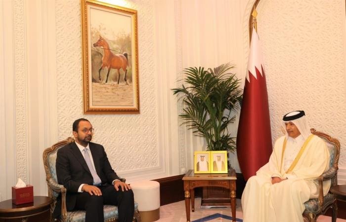 أخبار قطر | رئيس مجلس الشورى يجتمع مع سفير المملكة المتحدة لدى الدولة | عيون الجزيرة قطر