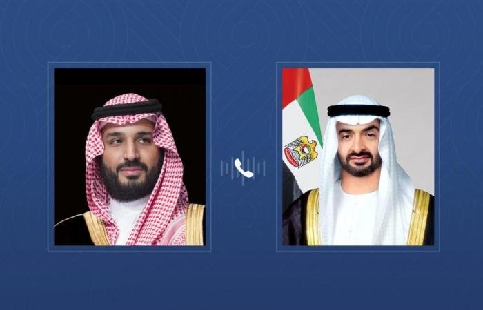 الامارات الان | محمد بن زايد يتلقى اتصالاً هاتفياً من ولي عهد السعودية بحثا خلاله التطورات | عيون الجزيرة الامارات