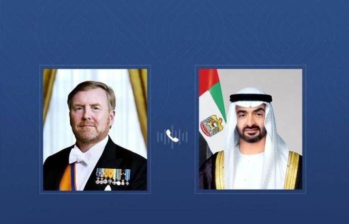الامارات الان | محمد بن زايد وملك هولندا يبحثان هاتفياً التطورات في المنطقة | عيون الجزيرة الامارات