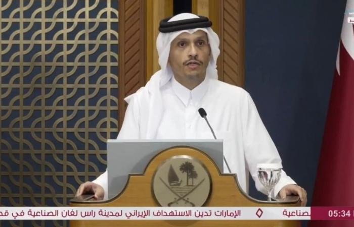 أخبار قطر | رئيس الوزراء: إيران استهدفت مرفق الغاز الطبيعي الذي يعد مصدر رزق الشعب القطري وملايين البشر | عيون الجزيرة قطر