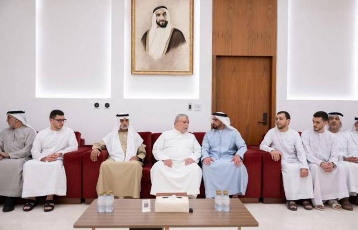 الامارات الان | سيف بن زايد ونهيان بن مبارك يعزيان في وفاة آلاء نادر مشتهى | عيون الجزيرة الامارات