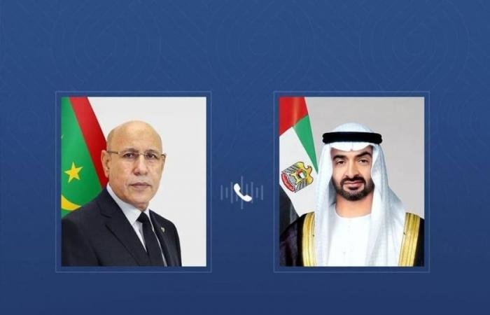 الامارات الان | محمد بن زايد والرئيس الموريتاني يتبادلان هاتفياً التهاني بعيد الفطر | عيون الجزيرة الامارات