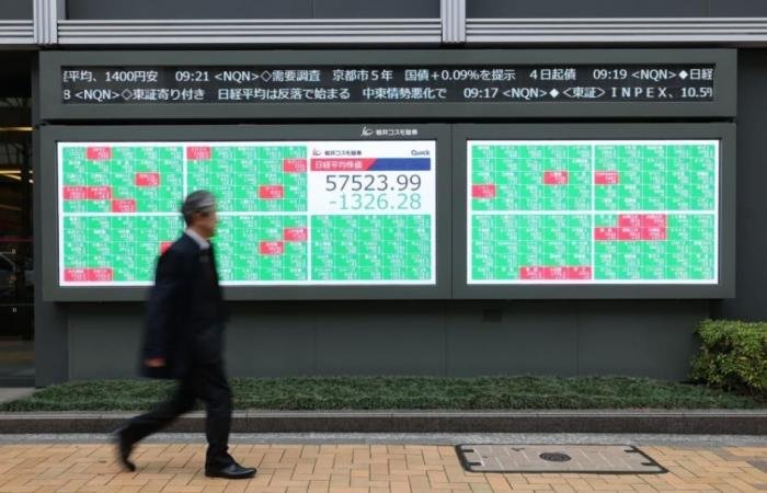 الأسهم الآسيوية تهوي في بداية تعاملات الأسبوع