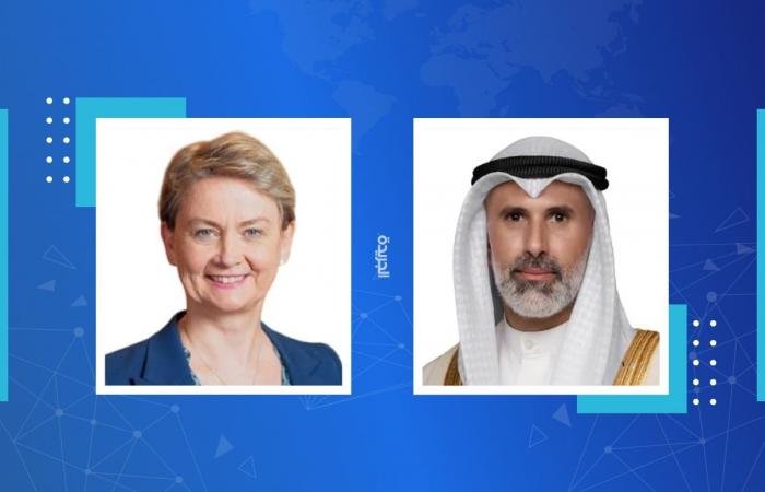 أخبار الكويت | وزير الخارجية ونظيرته البريطانية ناقشا العدوان الإيراني الآثم | عيون الجزيرة الكويت