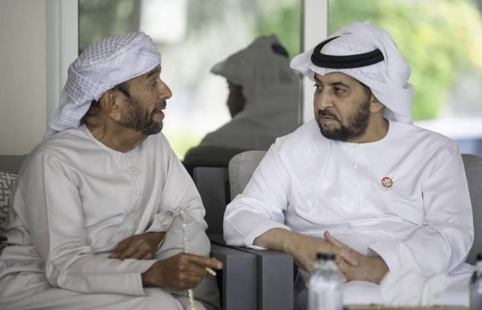 الامارات الان | حمدان بن زايد يزور سرور بن محمد في منزله | عيون الجزيرة الامارات