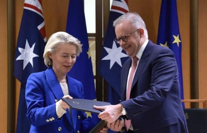 اتفاقات تجارة ودفاع وأمن بين أستراليا والاتحاد الأوروبي